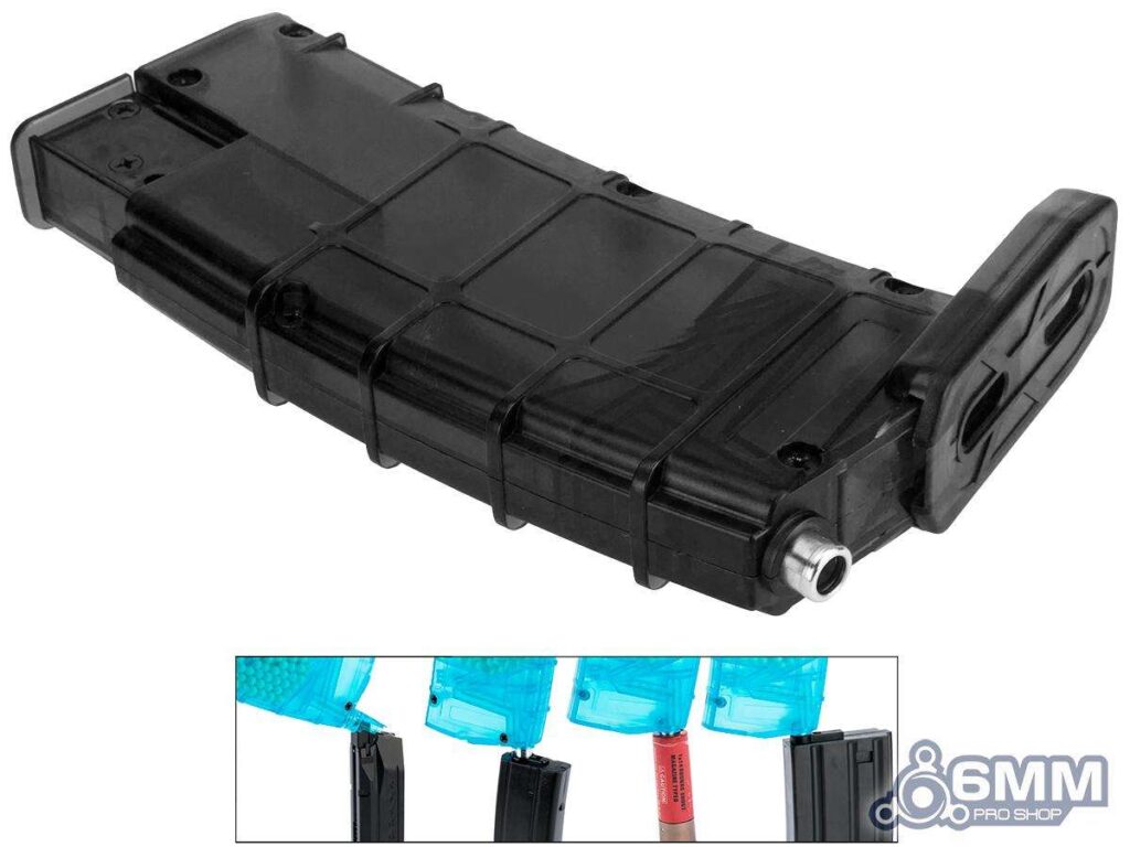 Speed Loader Universal para Airsoft Tipo Cargador de Rifle para 500 BBs 6mmProShop (Color: Negro) - Imagen 4