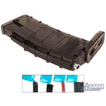 Speed Loader Universal para Airsoft Tipo Cargador de Rifle para 500 BBs 6mmProShop - Café - Vista 2