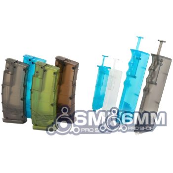 Speed Loader Universal para Airsoft Tipo Cargador de Pistola para 120 BBs 6mmProShop - Transparente - Vista 6