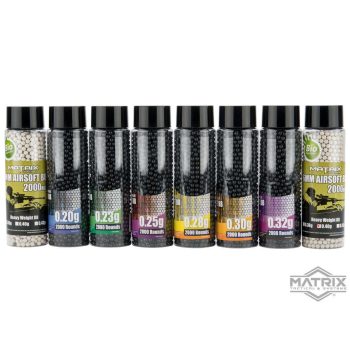 Bote de 2000 BBs Bio de 6 mm 0.40g Matrix Match Grade - Vista 2