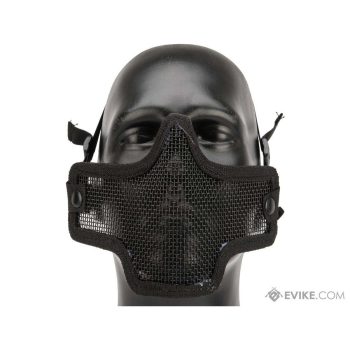 Máscara Mesh con Malla Protectora para Media Cara Valken Kilo 2G - Negro - Vista 2