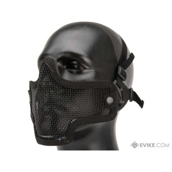 Máscara Mesh con Malla Protectora para Media Cara Valken Kilo 2G - Negro