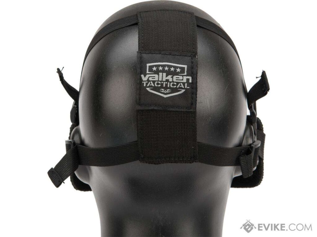 Máscara Mesh con Malla Protectora para Media Cara Valken Kilo 2G (Color: Negro) - Imagen 4