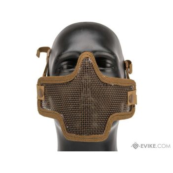 Máscara Mesh con Malla Protectora para Media Cara Valken Kilo 2G - Tan - Vista 2