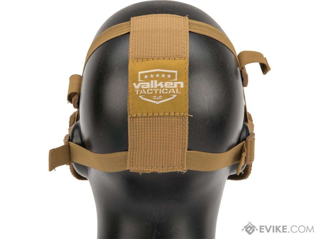 Máscara Mesh con Malla Protectora para Media Cara Valken Kilo 2G (Color: Tan) - Imagen 4