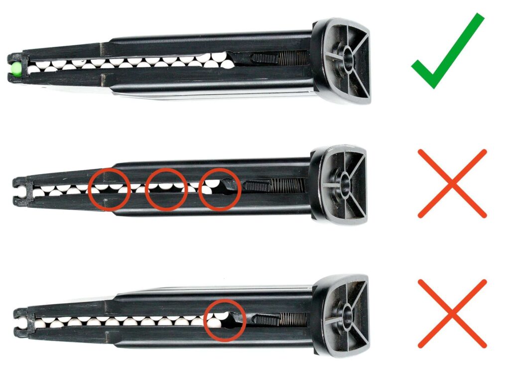 Cargador de 31 BBs para Novritsch SSP5/SSP1 y 2011 Hi-Capa (Tipo: CO2) - Imagen 3