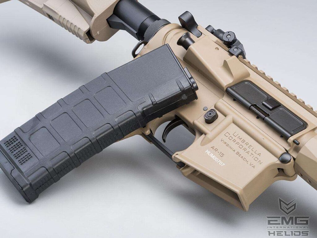 M4 EMG Helios Umbrella / Sistema QBS / Internos de Alto Desempeño para Airsoft (Color: Tan) - Imagen 5