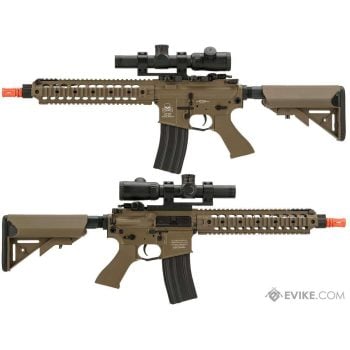 CYMA Sport SR16 E3 Full Metal LiPo Ready para Airsoft - Tan / Corta - Vista 3