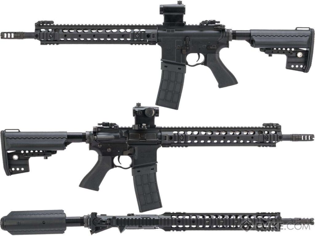 M4 CYMA Sport Full Metal de 13" con Guardamanos Modular UX para Airsoft (Color: Negro) - Imagen 4