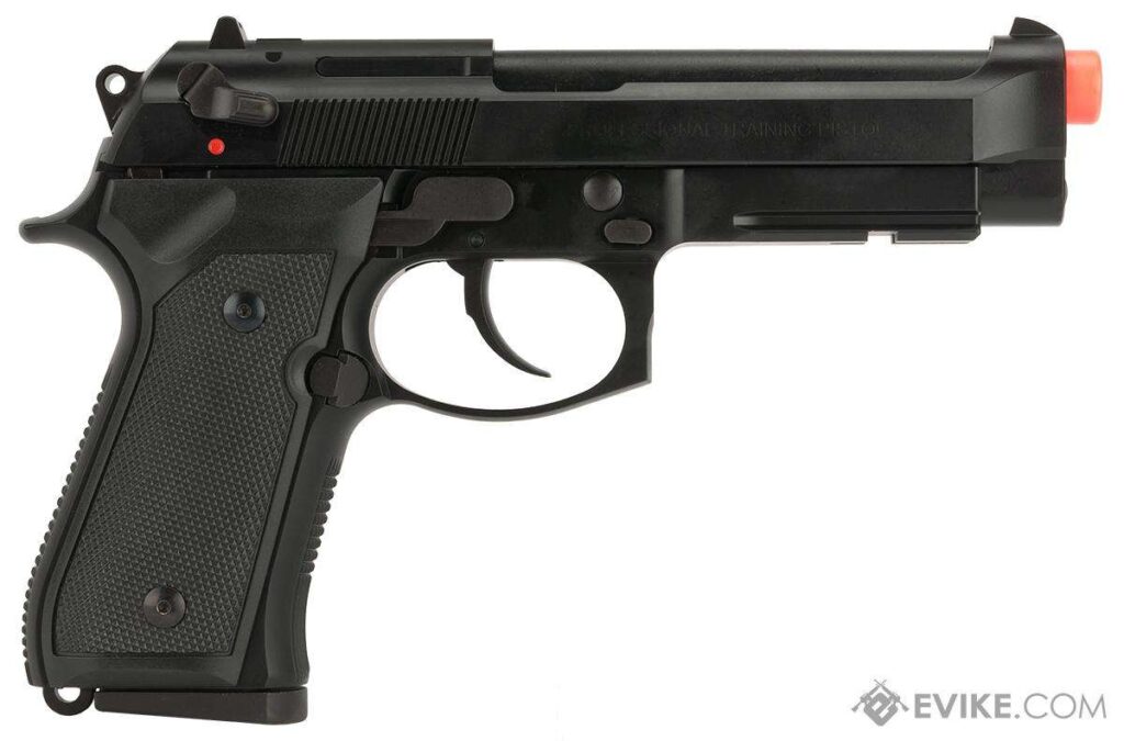 Pistola KWA M9 Tactical de Gas con Retroceso para Airsoft (Riel de 20 mm) - Imagen 4