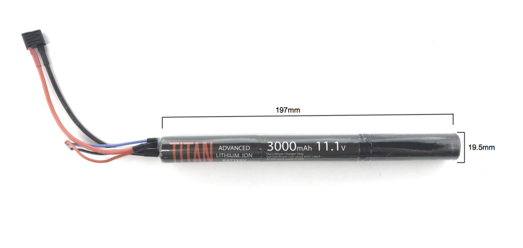Batería LiIon Titan Power 11.1 V 3000 mAh tipo Stick (Conector: Deans) - Imagen 4