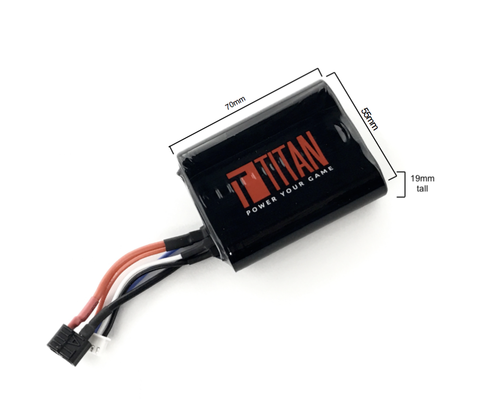 Batería LiIon Titan Power 11.1 V 3000 mAh tipo Brick (Conector: Deans) - Imagen 4
