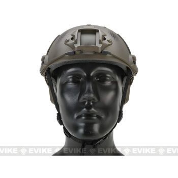 Casco Táctico Matrix tipo Fast High Cut con Rieles Laterales para Airsoft - Tan Navy Seal - Vista 2