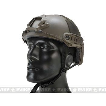 Casco Táctico Matrix tipo Fast High Cut con Rieles Laterales para Airsoft - Tan Navy Seal