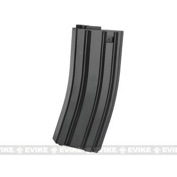 Cargador de M4 MidCap 140 BBs para Réplicas de Airsoft, 6mmProShop - Negro / 1 Pieza