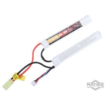 Batería LiPo 7.4 V tipo Mariposa de Alto Rendimiento Matrix