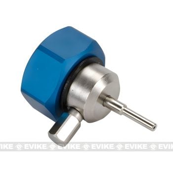 Válvula Adaptador para Tanques de Gas Propano, Aluminio CNC con Puerto para Lubricante