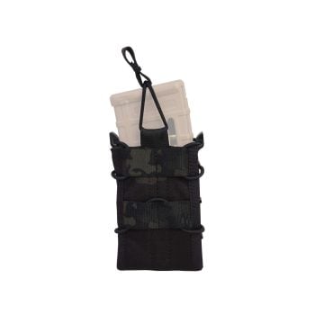 TACO Pouch Molle EmersonGear para Cargador de M4 con Cuerda Elástica - Multicam® Black Genuino - Vista 2