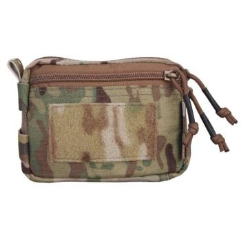 Pouch Horizontal Multiuso EmersonGear Doble con Malla y Velcro - Multicam® Geniuno