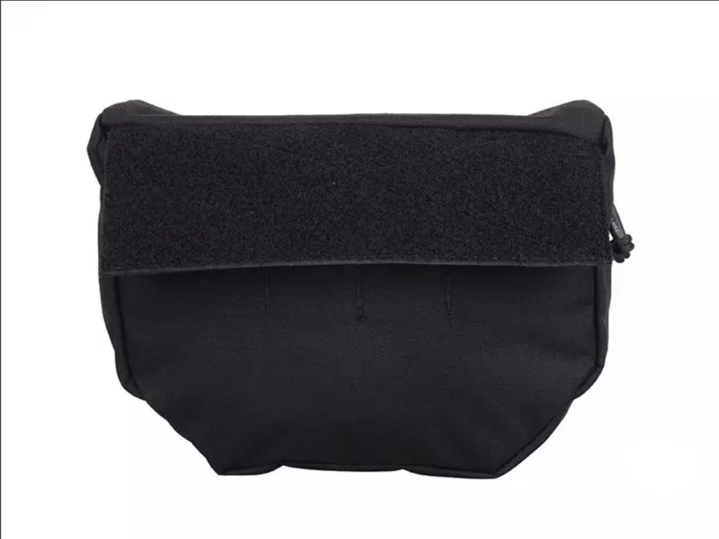 Pouch Abdominal Desplegable con Velcro EmersonGear para Plate Carrier AVS, JPC, CPC (Color: Negro) - Imagen 2