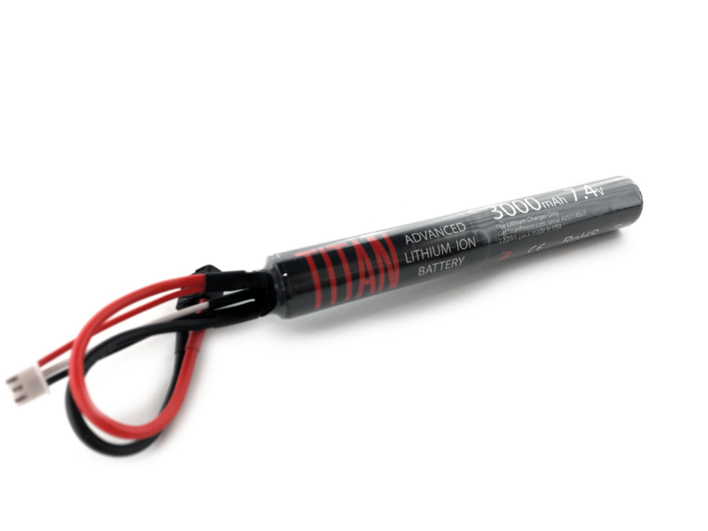 Batería LiIon Titan Power 7.4 V 3000 mAh tipo Stick (Conector: Deans) - Imagen 2