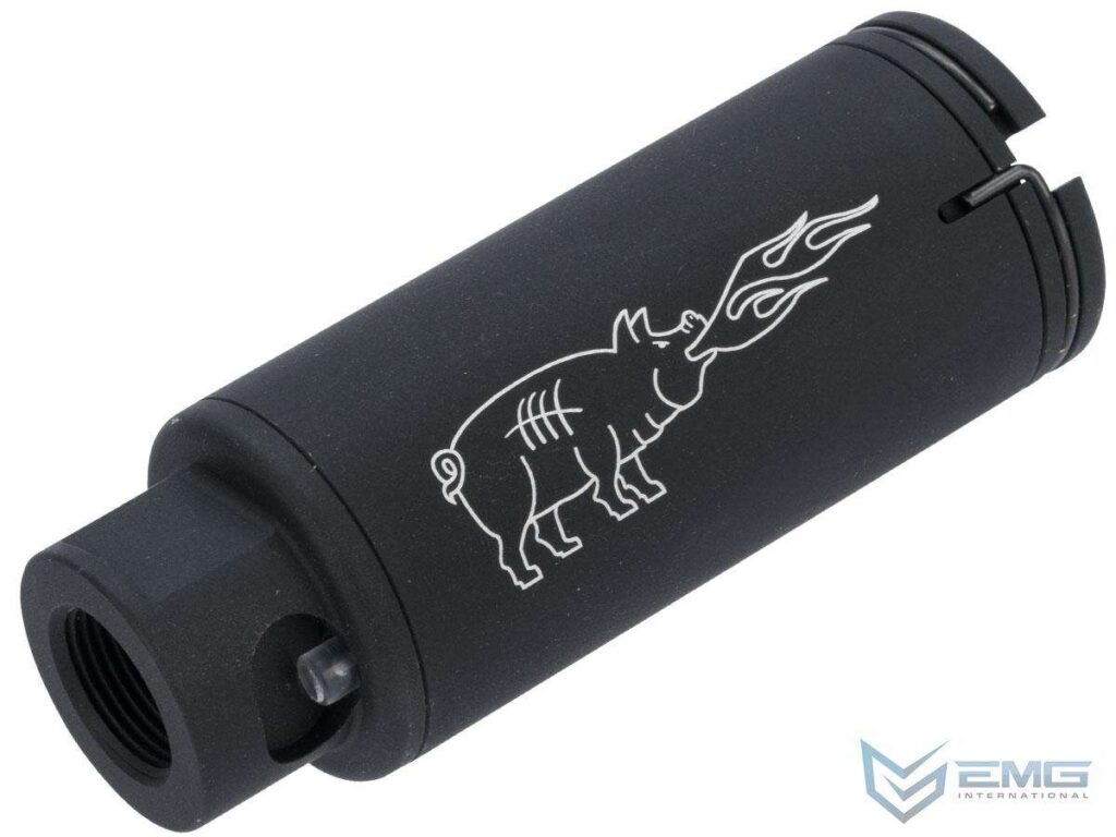 Flash Hider Trazador Recargable Ultra Compacto EMG Noveske con Unidad ACETECH Lighter S (Modelo: KX5 / Negro) - Imagen 2
