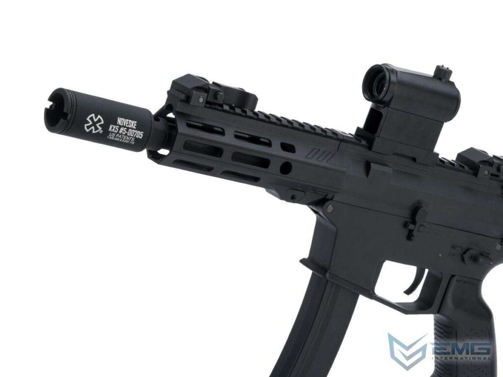 Flash Hider Trazador Recargable Ultra Compacto EMG Noveske con Unidad ACETECH Lighter S (Modelo: KX5 / Negro) - Imagen 6