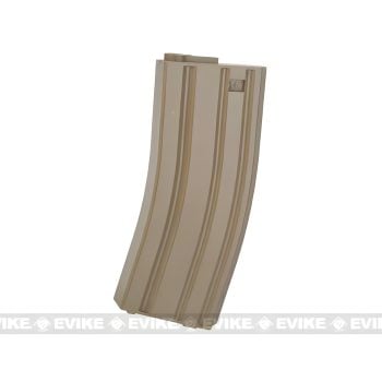 Cargador Midcap de 140 BBs para M4 AEG, 6mmProShop - Tan/1 Pieza