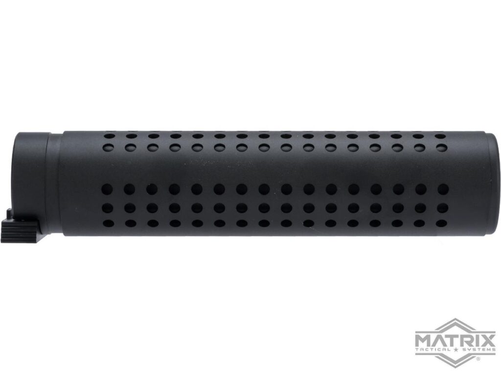 Supresor Matrix tipo QD para Rifles de Airsoft, No Requiere Rosca (Color: Negro) - Imagen 3