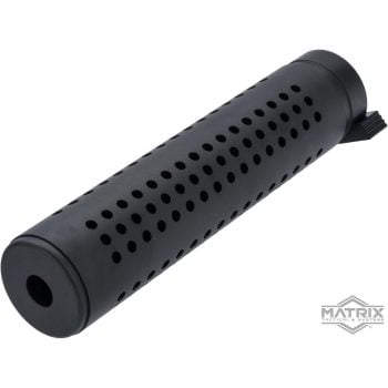 Supresor Matrix tipo QD para Rifles de Airsoft, No Requiere Rosca - Negro
