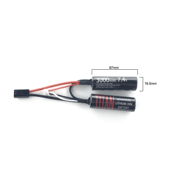 Batería LiIon Titan Power 7.4 V 3000 mAh tipo Nunchuck - Vista 2
