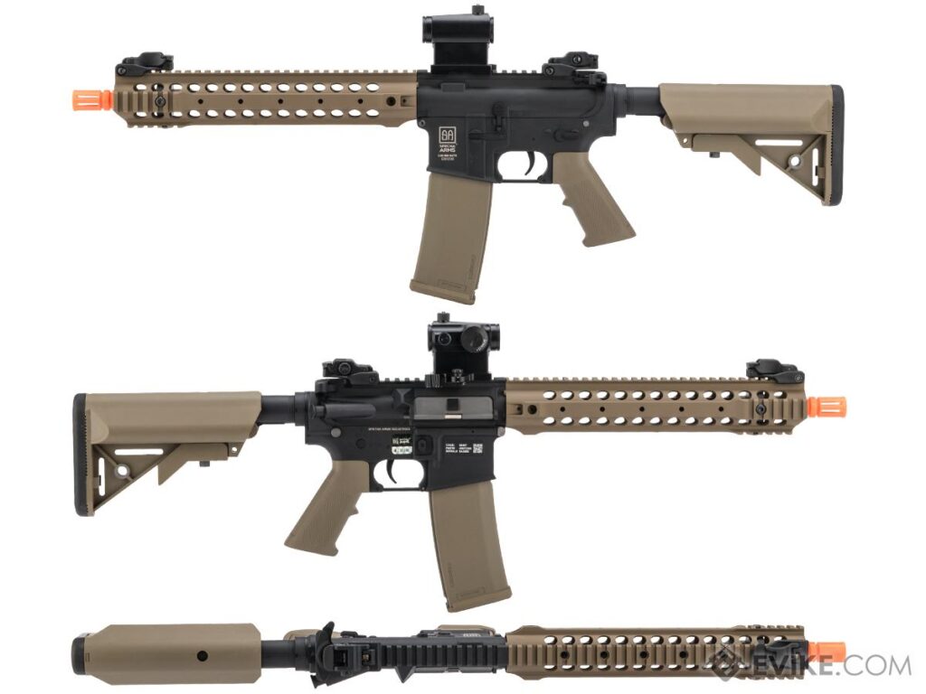 M4 Specna Arms Serie CORE con Licencia Rock River Arms AEG (Modelo: M4 URX / 2-Tonos Negro-Tan SA-C06) - Imagen 3