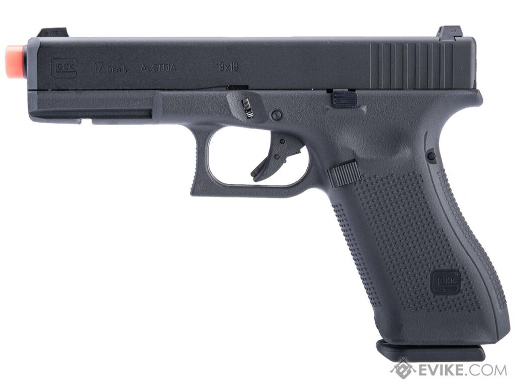 Glock 17 Gen5 Elite Force con Retroceso para Airsoft (Tipo: Green Gas, Color: Negro) - Imagen 5