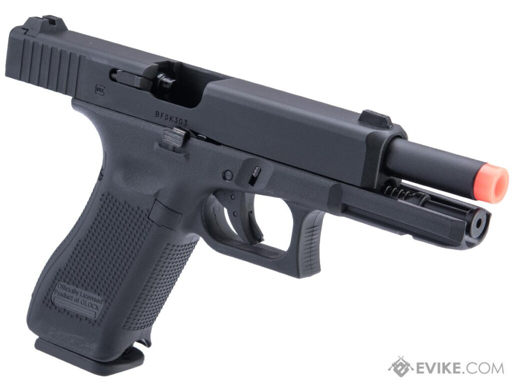 Glock 17 Gen5 Elite Force con Retroceso para Airsoft (Tipo: Green Gas, Color: Negro) - Imagen 3