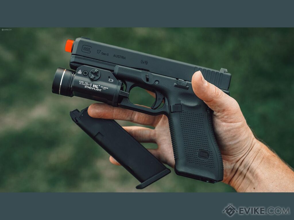 Glock 17 Gen5 Elite Force con Retroceso para Airsoft (Tipo: Green Gas, Color: Negro) - Imagen 6