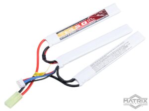 Batería LiPo 11.1 V tipo Mariposa de Alto Rendimiento Matrix