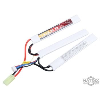 Batería LiPo 11.1 V tipo Mariposa de Alto Rendimiento Matrix