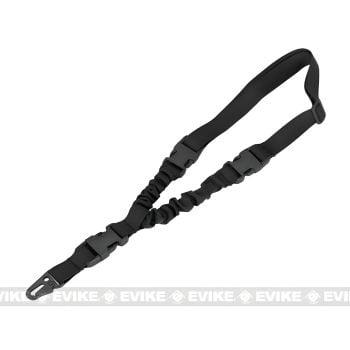Sling de Un Punto Matrix Tipo Bungee con Clip de Metal y Hebilla QD - Negro