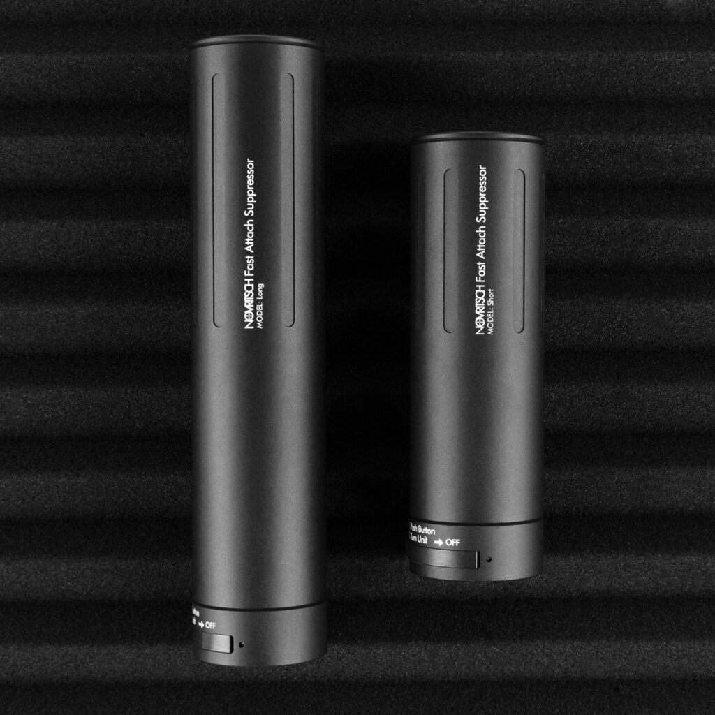 Supresor de Montaje Rápido con Espuma Acústica + Flash Hider Novritsch (Tipo: Corto) - Imagen 6