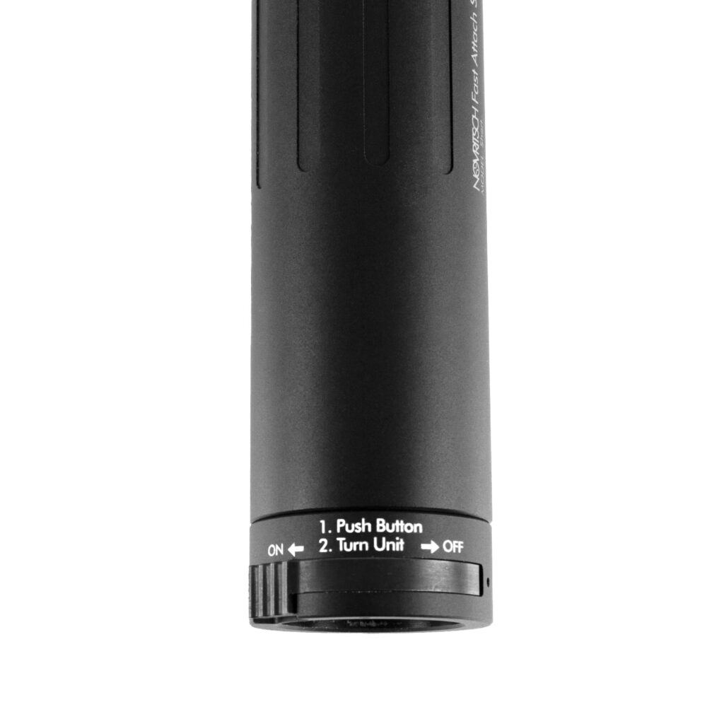 Supresor de Montaje Rápido con Espuma Acústica + Flash Hider Novritsch (Tipo: Corto) - Imagen 3