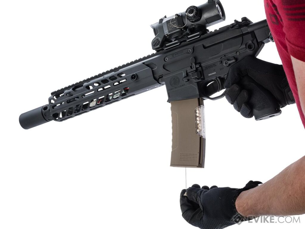 Cargador Hicap EVIKE BAMF GEN 2 K450 de Polímero para Réplicas Eléctricas M4/M16 (Color: Negro) - Imagen 5