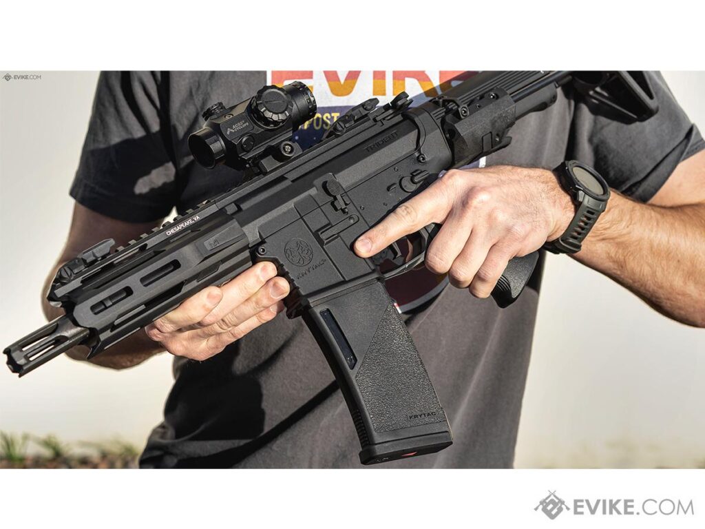 Krytac Trident MKII PDW-M con MOSFET para Airsoft (Color: Negro) - Imagen 9