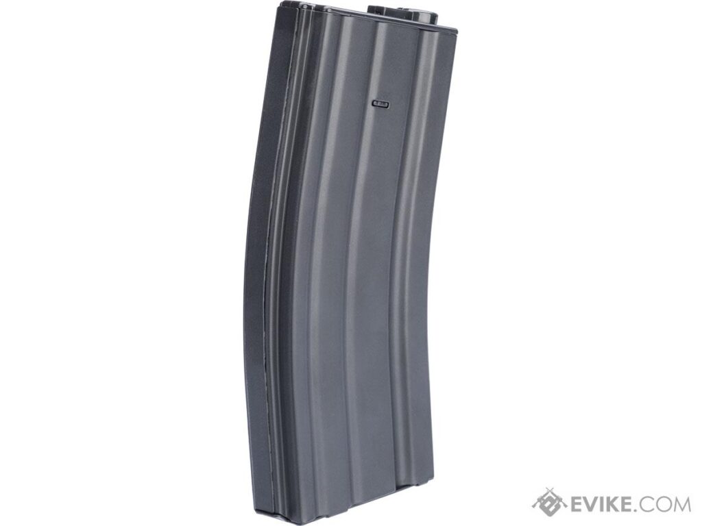 Cargador Midcap Metálico de 150 BBs con Licencia FN Herstal para AEGs M4/M16 (Color: Negro) - Imagen 2