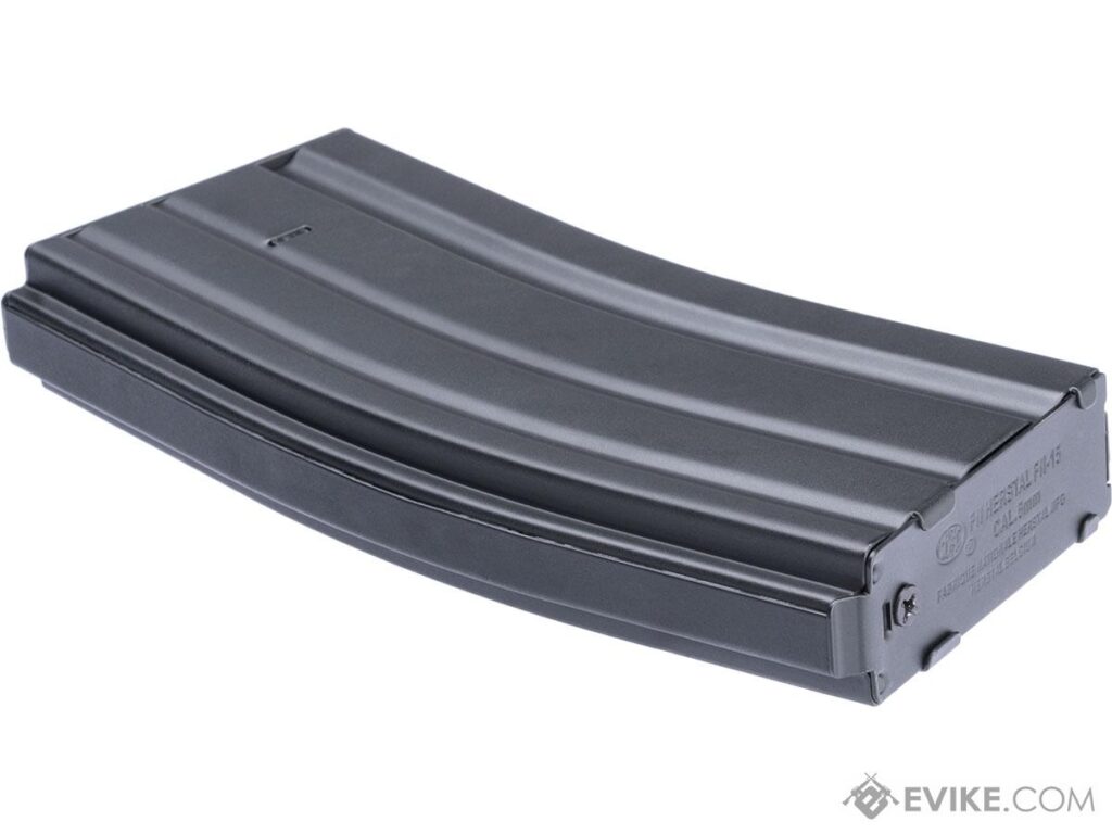 Cargador Midcap Metálico de 150 BBs con Licencia FN Herstal para AEGs M4/M16 (Color: Negro) - Imagen 5