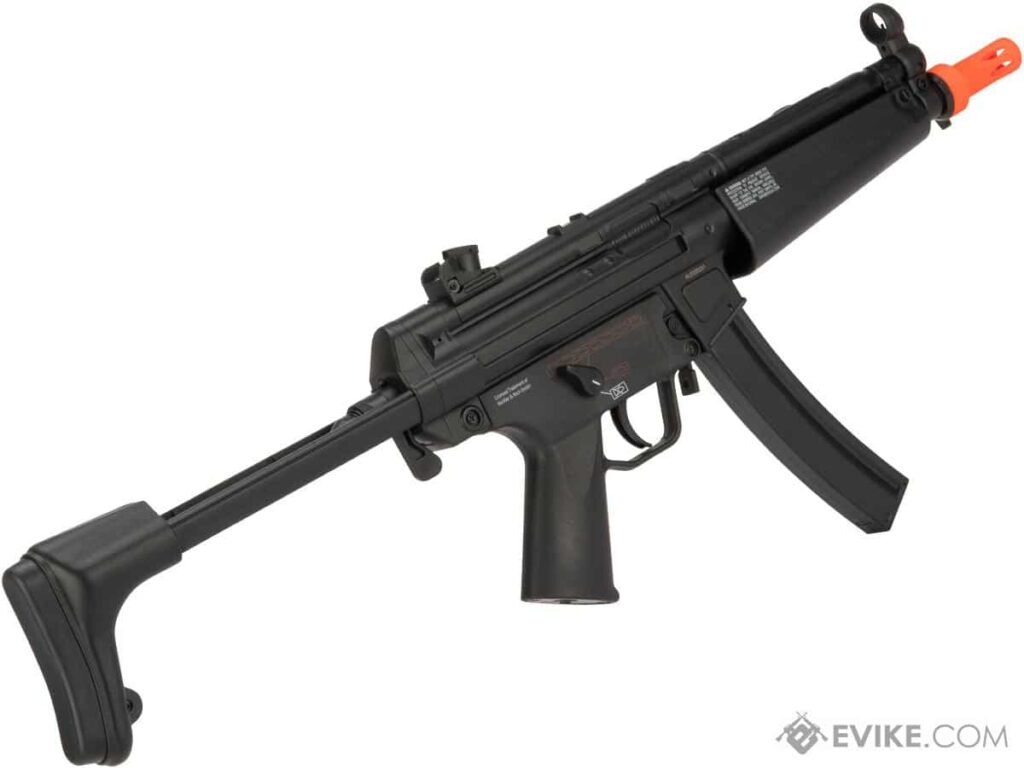 MP5 A4/A5 SMG Elite Force H&K AEG para Airsoft de Umarex con 2 Cargadores y 2 Culatas (Color: Negro) - Imagen 4