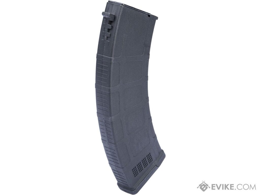Cargador Midcap 200 BBs CYMA Estilo AR47 para Réplicas AK AEG de Airsoft (Color: Negro) - Imagen 2