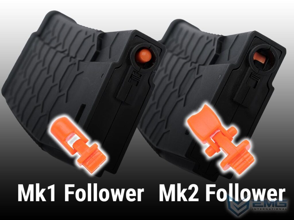 Cargador Midcap 120 BBs EMG Helios Hexmag para Réplicas M4 / M16 de Airsoft (Color: Negro) - Imagen 5