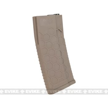 Cargador Midcap 120 BBs EMG Helios Hexmag para Réplicas M4 / M16 de Airsoft - Tan - Vista 2