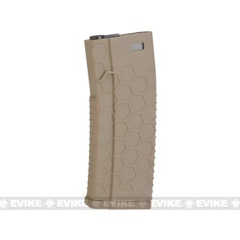 Cargador Midcap 120 BBs EMG Helios Hexmag para Réplicas M4 / M16 de Airsoft - Tan