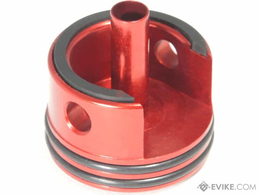 Cabeza de Cilindro Maxx Model de Aluminio CNC con Doble O-Ring para AEGs - Imagen 2